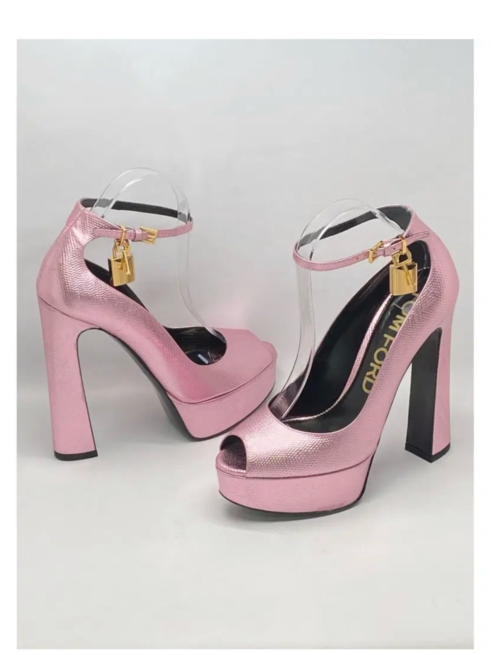 Tom Ford heel with gold padlock - Picture 9 of 9